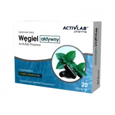 Activlab - Activated Charcoal - 20 Capsules