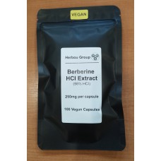 Berberine 98% HCI Extract - 100 Capsules a 250mg
