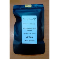Paardenbloemwortel extract 10:1  - 100 Capsules a 500mg