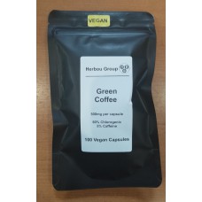 Groene Koffie extract - 100 Capsules a 500mg waarvan 50% Chlorogeenzuur/5mg Caffeine