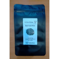 Rode Gist Rijst (2.9mg Monacoline K.) - 100 vegan tabletten