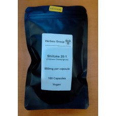 Shiitake Extract 20:1 / 50:1 - 100 capsules a 550mg/240mg