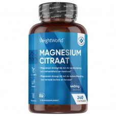 Weightworld - Magnesium Citraat - 240 Capsules