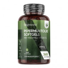 Weightworld - Pepermuntolie softgels - 365 Softgels
